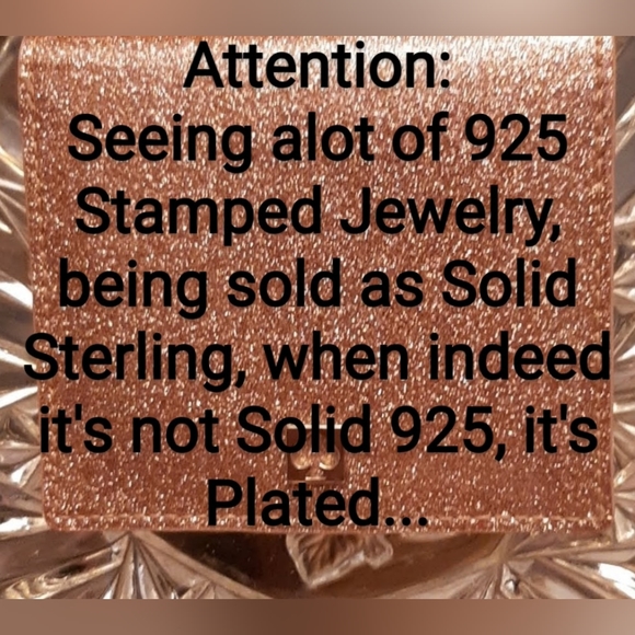 Silver Gold Marking 925 Silver Sterling 925 Means